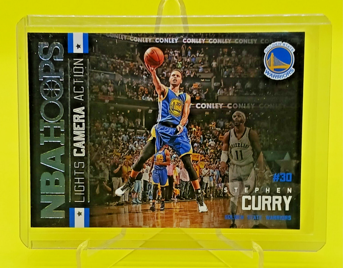 2015-16 Panini NBA Hoops Lights Camera Action Stephen Curry