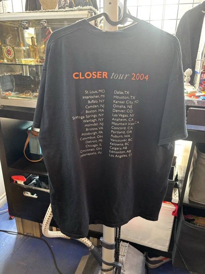 JOSH GROBAN CLOSER music TOUR CONCERT black T-SHIRT, Size XL Extra Large - Image 4 of 4