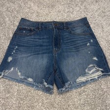 Rewash Distressed Blue Jean Shorts size 11 size 30