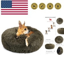 Small Dog Bed Calming Dogs Bed for Small Dogs Anti-Anxiety Puppy Bed Machine ...