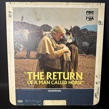The Return of A Man Called Horse CBS Fox VideoDisc CED 1976 UA 4591-90 Untested