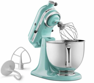 #ad KitchenAid KSM96IC Ultra Power Plus Stand Mixer Light Blue w Attachments $215.00
