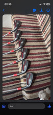 King Cobra Forged CB/MB Crossover Iron Set 4-PW 7 Clubs Stiff Steel custom red