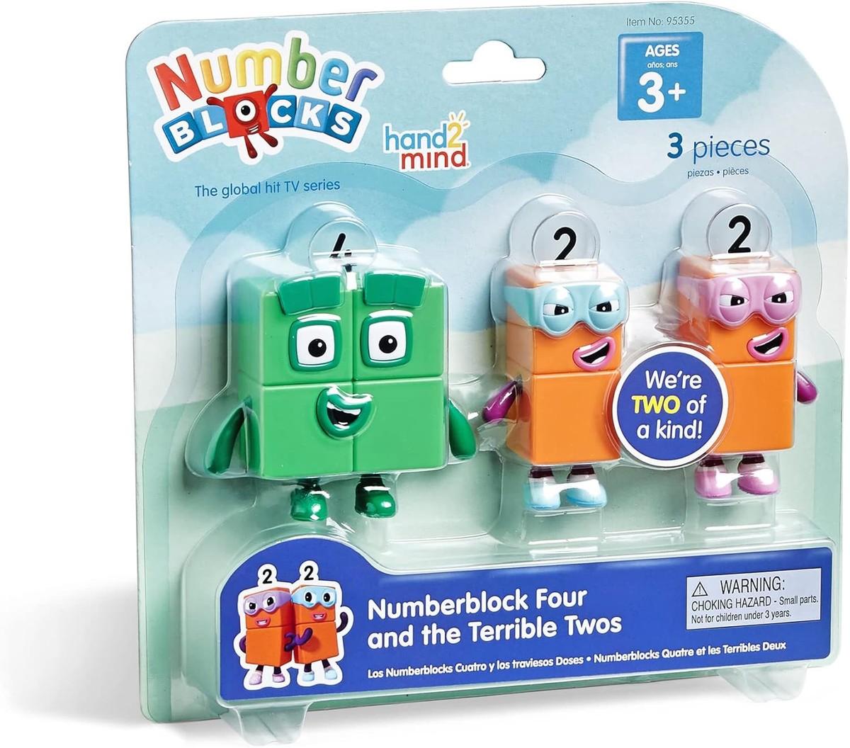hand2mind Numberblocks Four and The Terrible Twos, Toy Figures