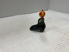 vintage lehman tin litho push toy seal bouncing ball