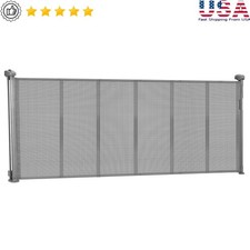 Retractable Baby Gate Safety Mesh Barrier Easy Install Expandable Kids Pets New