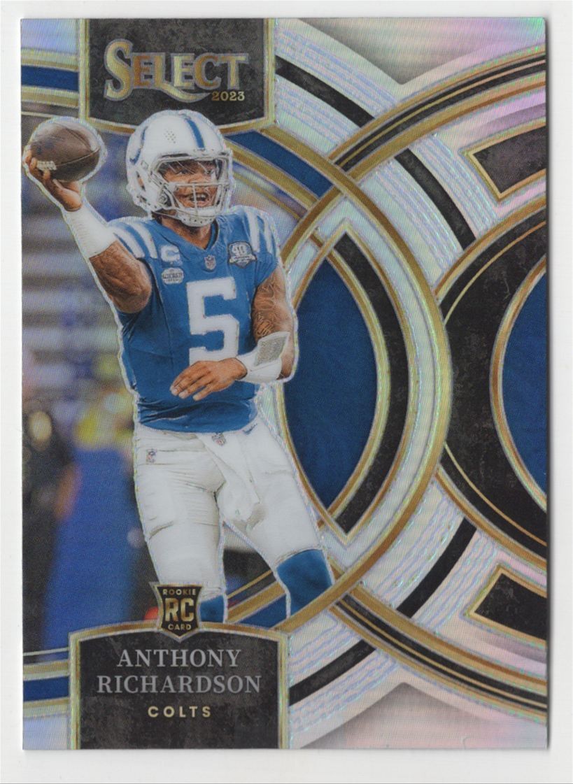 2023 Panini Select Silver Prizm Anthony Richardson Indianapolis Colts #117