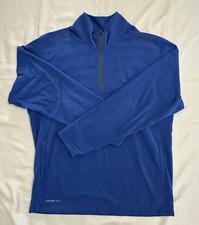 Nike Large Fleece Therma-Fit 1/4 Zip Pullover With Pockets