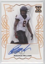 2021 Leaf Trinity Rodarius Williams #BA-RW2 Auto 0ho3