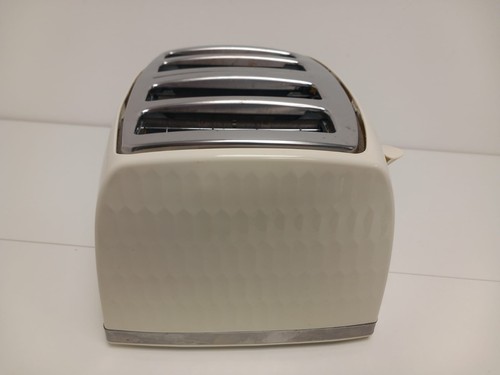 Russell Hobbs 26072 Honeycomb 4 Slice Toaster Cream FULLY WORKING - Picture 5 of 14