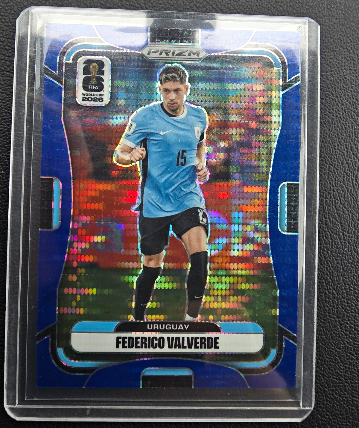 2026 Panini Prizm World Cup FEDERICO VALVERDE Blue Prizm #122 /49 SSP Uruguay