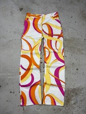 2000s Versace Jeans Couture Abstract Print Multicolor Pants