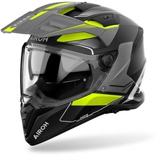 CASCO AIROH BANDIT TUNE grigio giallo moto strada adventure