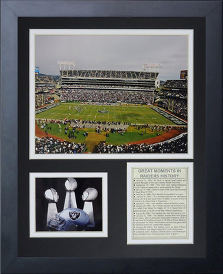Oakland Raiders Stadium- the Black Hole Collectible | Framed Photo Collage Wall