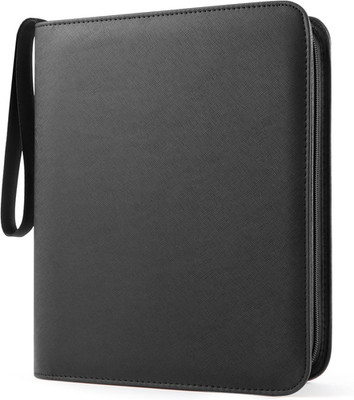 Top Loader Binder 4 Pocket for 144 Toploaders, Side Loading Toploader Binder for