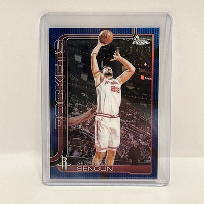 Topps 2026 Topps Chrome update Alperen Sengun #38 Rockets Blue Basketball /150