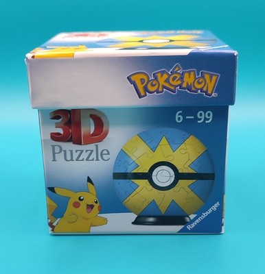 Ravensburger 11580 Puzzle Puzzle-Ball Pokémon Flottball 3D 54 Teile
