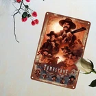 Tin Metal Signs Home Décor 8x12 in UV Printed Aluminum Tombstone Vintage Waterpr