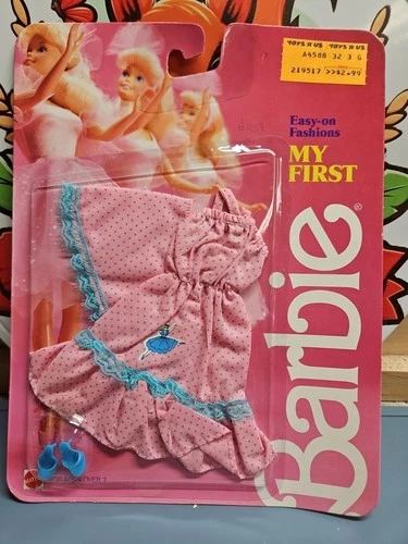 Vintage 80’s Mattel My First Barbie Easy-on Fashion #4587 ~ New Sealed