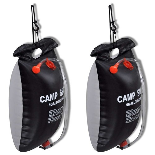 Douche Solaire Camping RANJIMA 20L Avec Indicateur Température - Portable Plage Jardin Plein Air