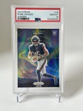 2024 Panini Prizm Rome Odunze Aurora #18 PSA 10 RC Chicago Bears SSP Case Hit!