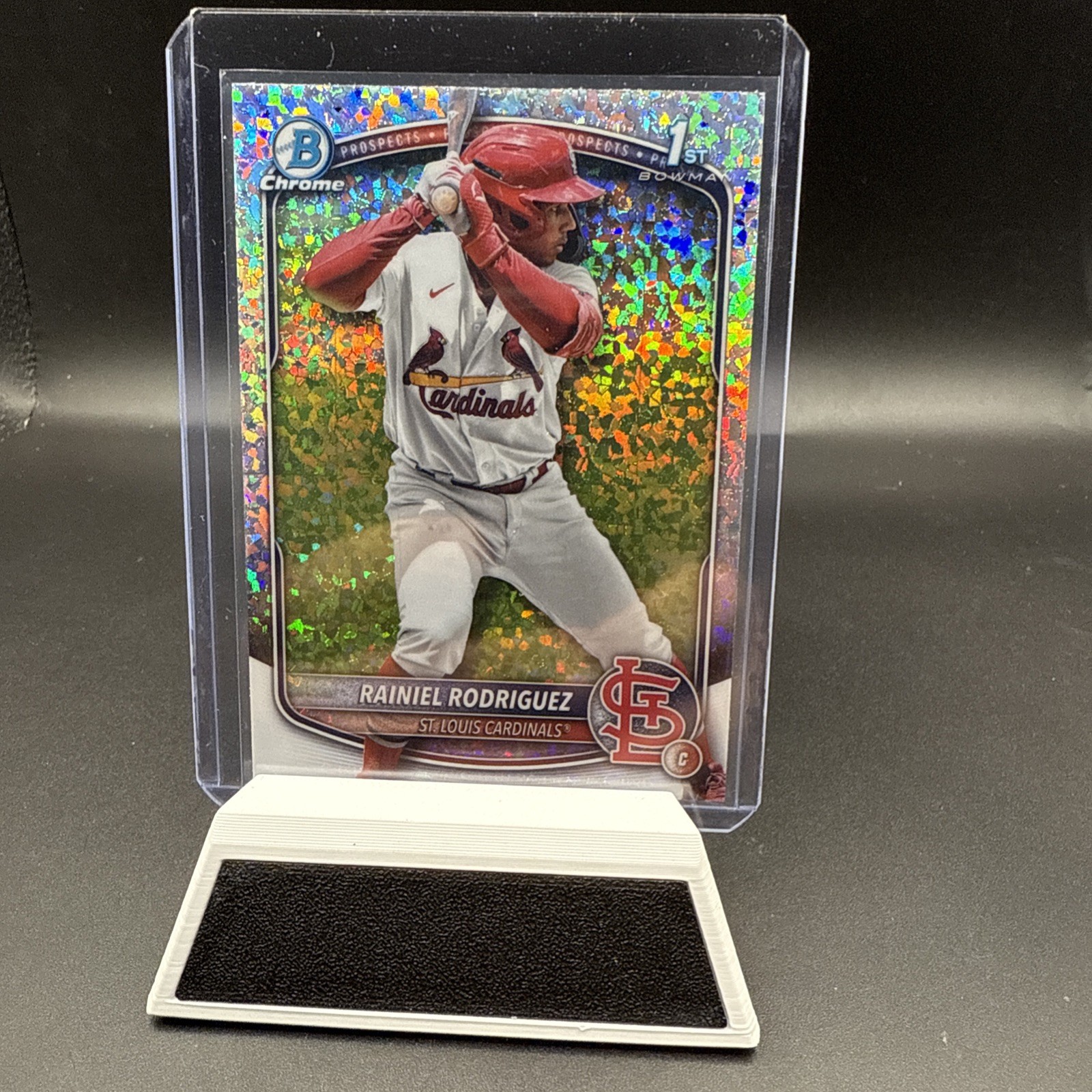 Rainiel Rodriguez 2025 Bowman Chrome Mini Diamonds Refractor 1st Rookie #BCP200