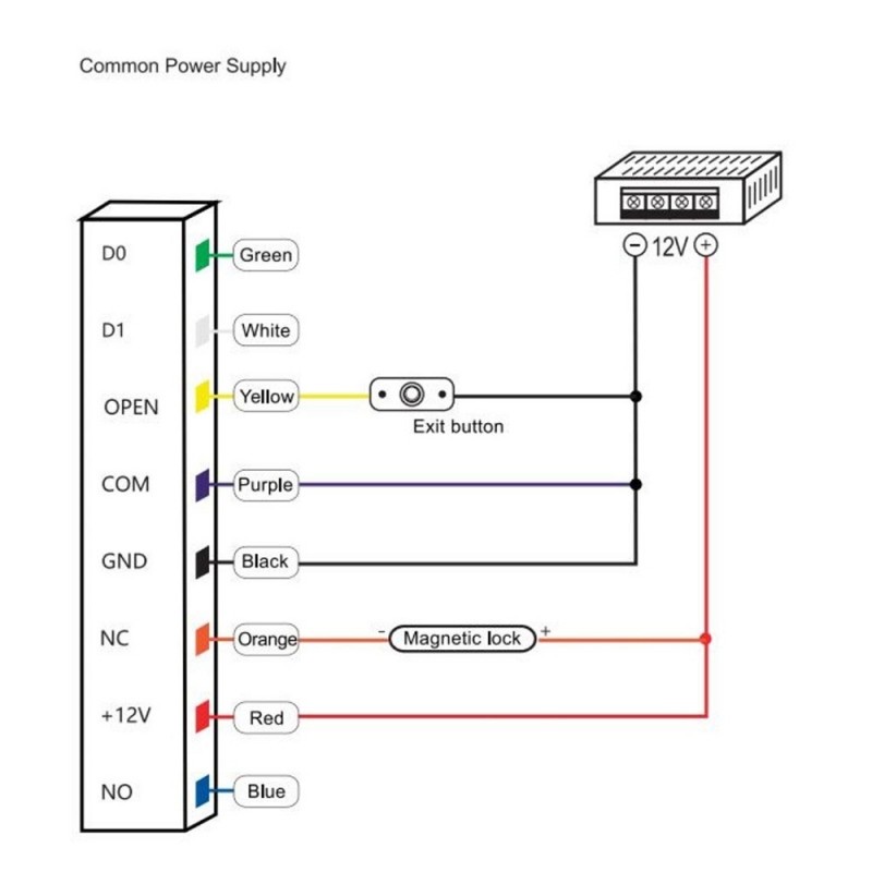 WiFi Tuya App Metal Keypad 125KHz EM/ID Standalone Access Controller - Picture 19 of 36