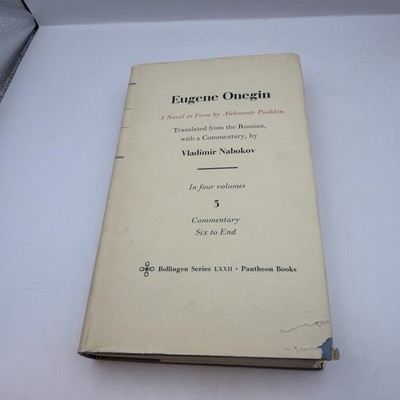 eugene onegin Volume 3 Only Pantheon Books Bollingen Series Pushkin