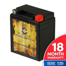 YTX7L-BS  High Performance - Maintenance Free - Sealed AGM Motorcycle Battery