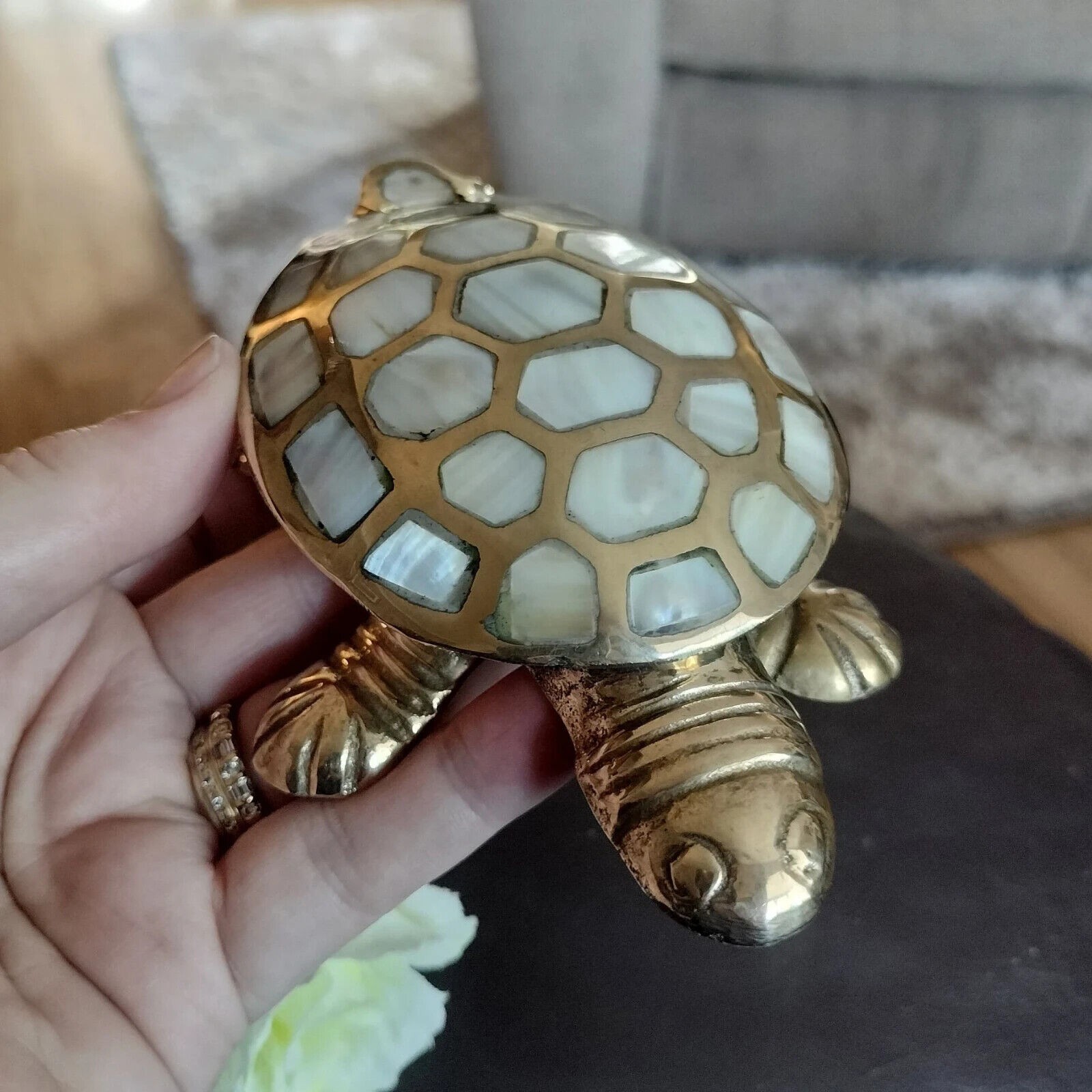 Tortoise Ashtray Gift Home Decor