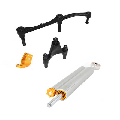 Ducabike Ducati Monster V2 Ohlins Lenkungsdämpfer Satz 2026+ - Silber-Schwarz - ...