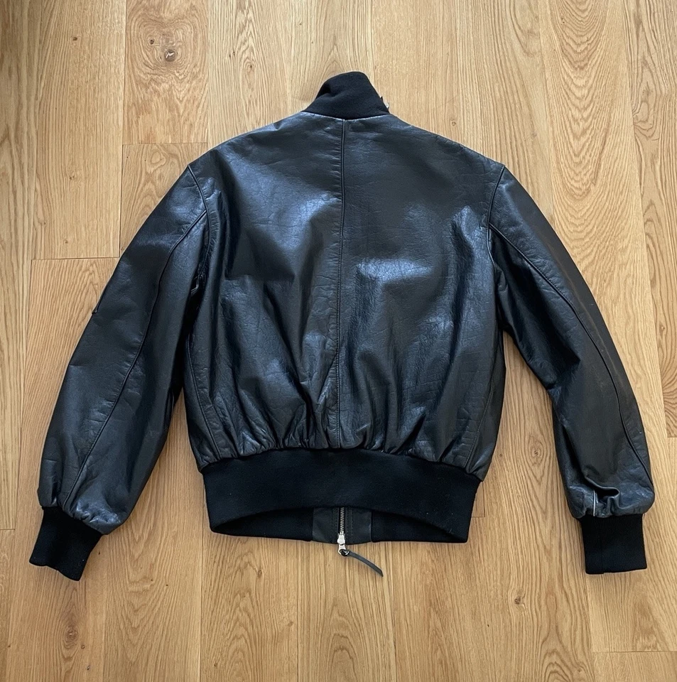 Кожаная куртка-бомбер 90-х Mil-Tec от Sturm German Pilot - Изображение 2 из 4