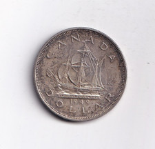 Canada 1 Dollar 1949 Silver Welcome Newfoundland (KM#47)