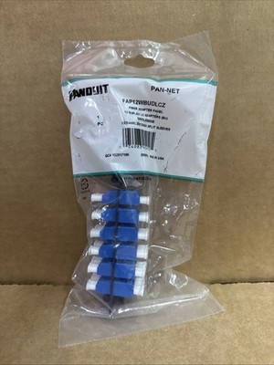 PANDUIT FAP12WBUDLCZ Fiber Adapter Panel 12 Duplex LC Singlemode 10+ available.