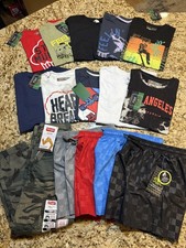 Lot Of Boys Clothes Size 6-7 Small 15 Items