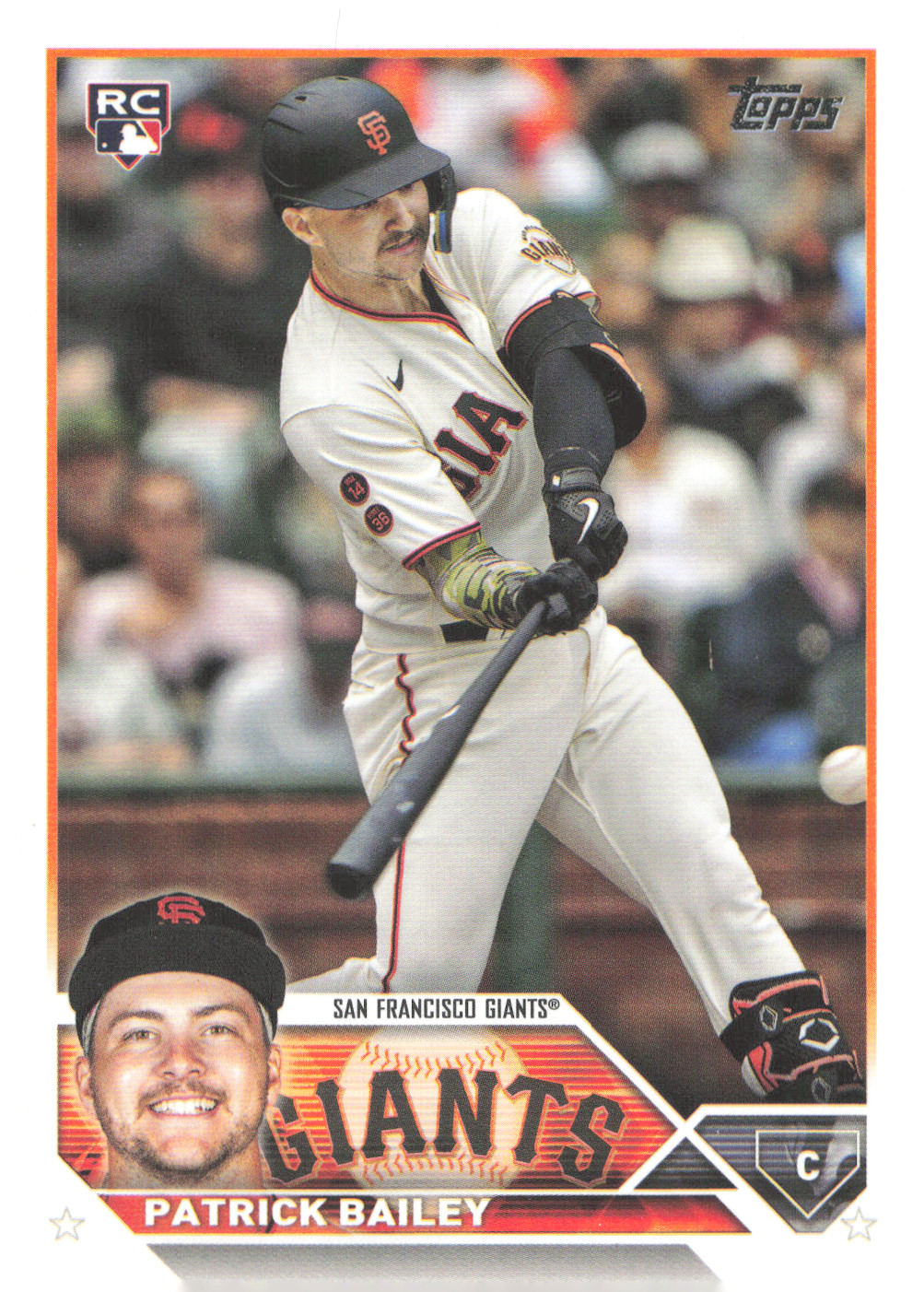 2023 Topps Update Series - Patrick Bailey #US8 (RC) Giants