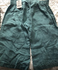 Echo Verde Cara Ladies Turquoise Capri Pants 100% Organic Cotton Sz M New / Tag — photo 5