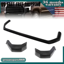 Front Bumper Grille Black Trim Molding Surround For Toyota Tundra 2022-2024