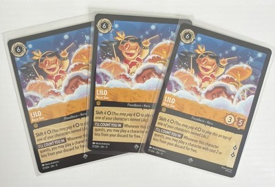 Lilo Rock Star Winterspell Super Rare 3x For Disney Lorcana Playset NM