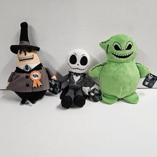 Disney Nightmare Before Christmas Mini Plush Set of 3 Jack Mayor Oogie