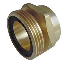 MEC ME508-24 Brass Adapter 3-1/4" ACME x 3" FNPT Propane LP Gas Fitting