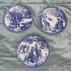 3 Spode Blue Room Collection  Christmas Plates 1 3 & 5 