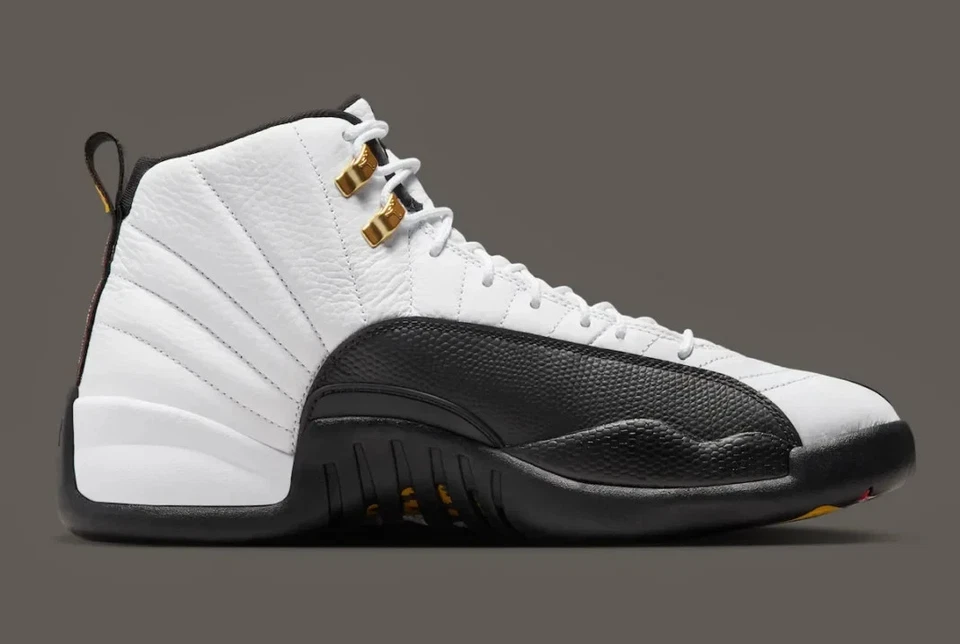 Nike Air Jordan 12 Retro Zapatos Taxi Blanco Negro (2025) CT8013-117 Para hombres NUEVO Foto 3 de 4