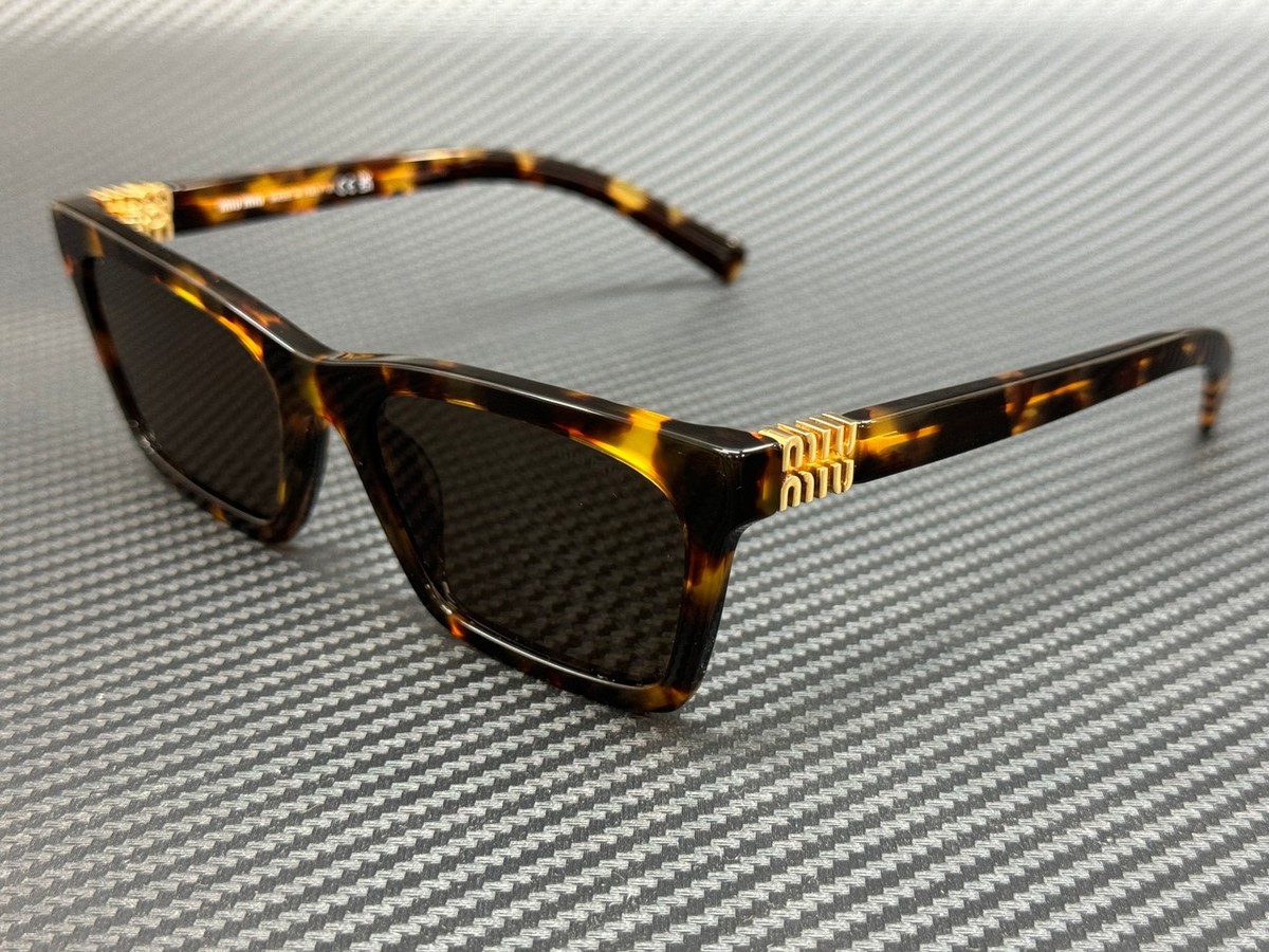 MIU MIU MU A05S 14L60M Honey Havana Brown Women's 55 mm Sunglasses