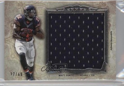 2012 Topps Five Star Jumbo Jersey Relics 27/89 Matt Forte #FSJJR-MF 1a3