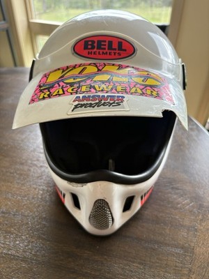 Vintage Bell Moto 4 Motorcycle Helmet With Visor Size 7-3/8” / 59
