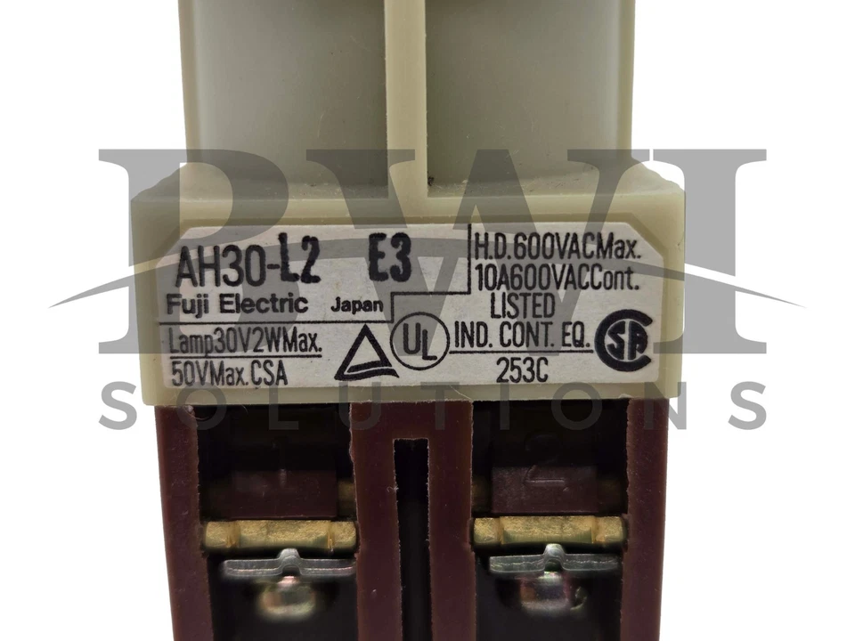 NUEVO Fuji Eléctrico AH30-L2W22E3 30mm Pulsador 30V Lámpara LED AH30L2W22E3 Foto 3 de 4