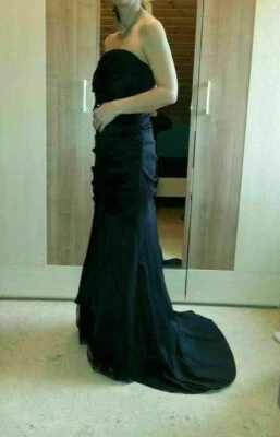 Marken Kleid schwarz Modessa Fasching Damen Vampir Hexe Hochzeit It 40 XS 32 34 - Bild 1 von 4