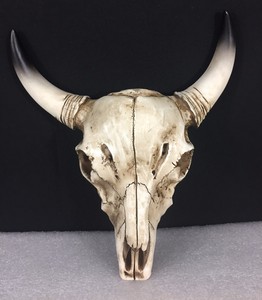 Resin Cow Skull Wall Decor Western Tribal Wall Hanging ...