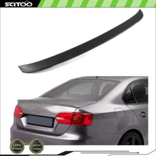 Black Rear Trunk Spoiler Wing Fits 2012-2017 Volkswagen VW Jetta MK6